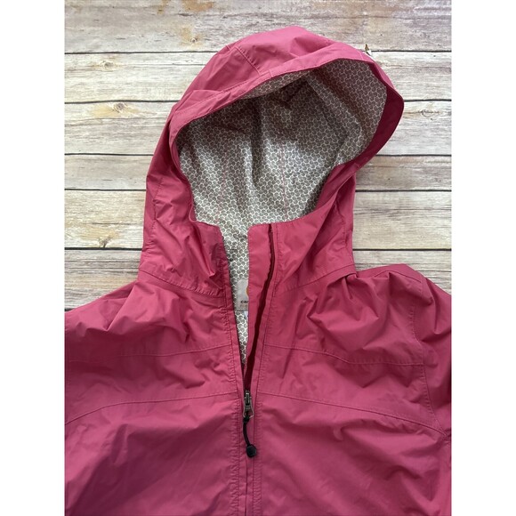 Carhartt Lightweight Nylon Rain Jacket Pink Mauve Women's XS Full Zip Hood - Picture 4 of 9